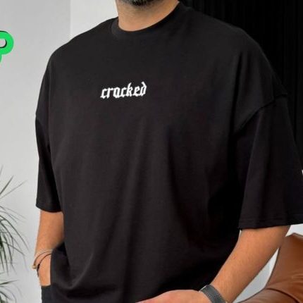 Cracked Baskılı Tişört 11